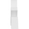 Ekena Millwork Vanguard Architectural Grade PVC Gable Bracket, 84"W x 17 1/2"H x 4"D x 4"F, 5/12 Pitch GBP084X18X0404VAN00 - alternate 4